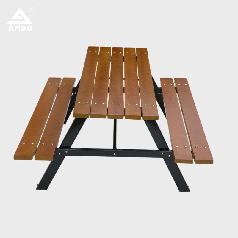 Heavy-Duty Integrated Picnic Table - Commercial Outdoor Dining Set