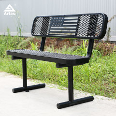 Outdoor Bench with Backrest - Durable Park Seating Yalau