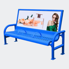 Revenue-Generating Advertising Bench - Dual-Purpose Public Seating