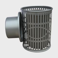 Stainless Steel Trash Can - Die-Stamped Lid, 36-Gallon Outdoor Bin