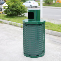 36-Gallon Commercial Trash Can - Yalau Outdoor Bin