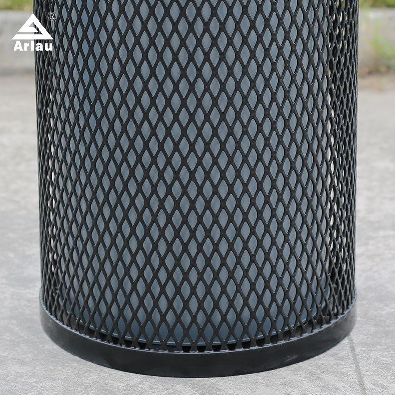 36-Gallon Commercial Trash Can - Yalau Outdoor Bin