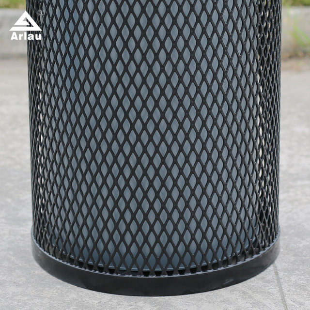 36-Gallon Commercial Trash Can - Yalau Outdoor Bin