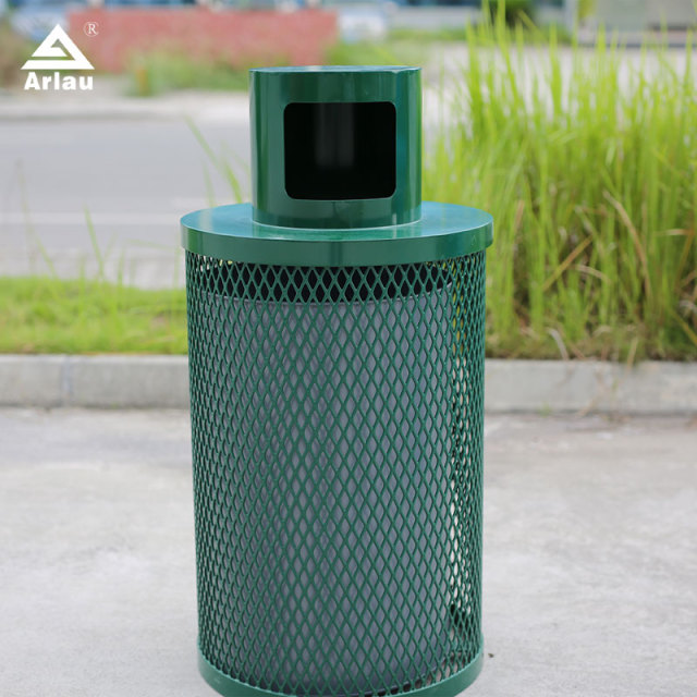 36-Gallon Commercial Trash Can - Yalau Outdoor Bin
