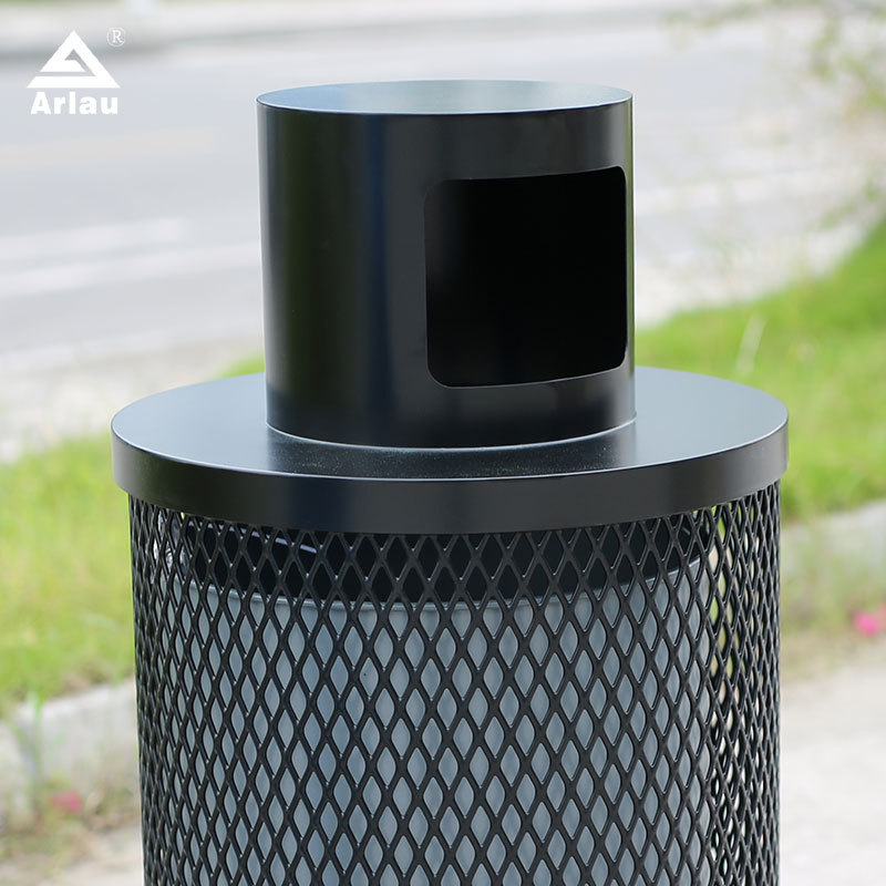 36-Gallon Commercial Trash Can - Yalau Outdoor Bin