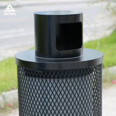 36-Gallon Commercial Trash Can - Yalau Outdoor Bin