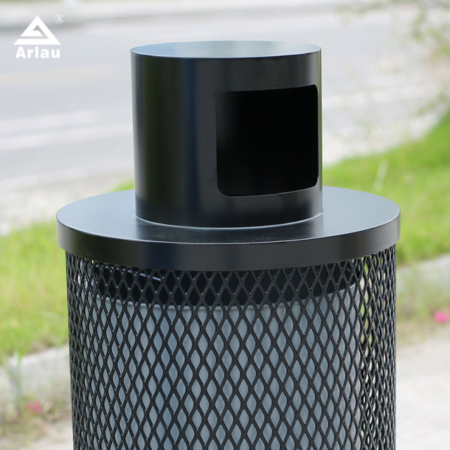 36-Gallon Commercial Trash Can - Yalau Outdoor Bin
