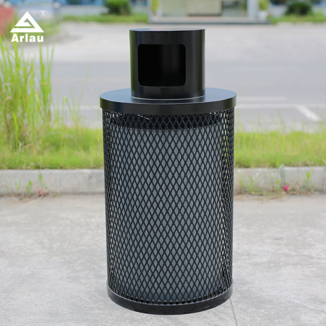 36-Gallon Commercial Trash Can - Yalau Outdoor Bin
