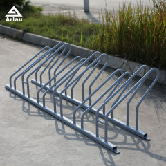 6-Seat Bike Rack - Single-Sided, Galvanized Steel