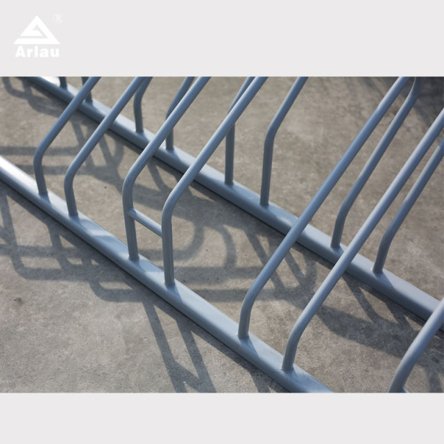 6-Seat Bike Rack - Single-Sided, Galvanized Steel