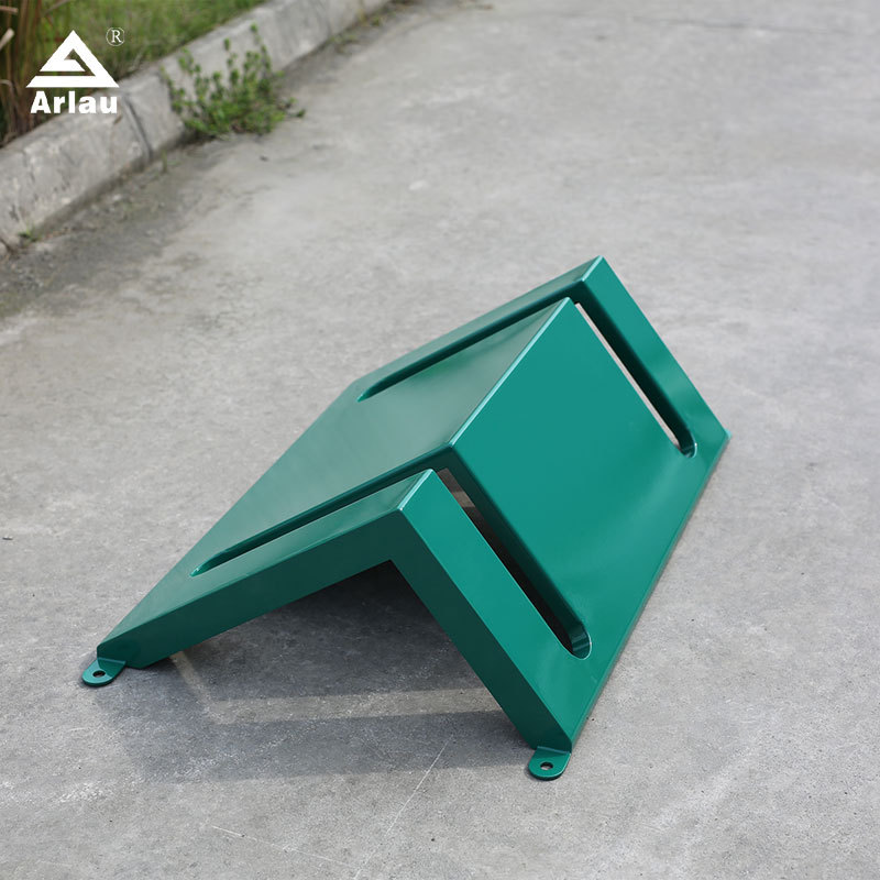 V-Shaped Bike Rack - Single Ground Anchor Parking Stand