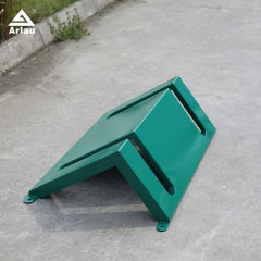 V-Shaped Bike Rack - Single Ground Anchor Parking Stand