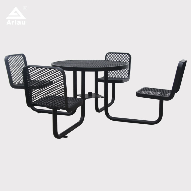 36-Inch Round 4-Seater Picnic Table Commercial Grade