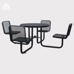 36-Inch Round 4-Seater Picnic Table Commercial Grade