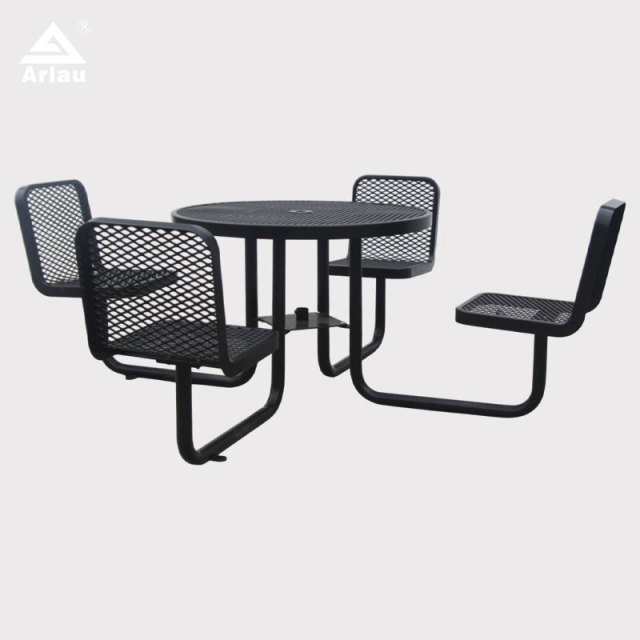 36-Inch Round 4-Seater Picnic Table Commercial Grade