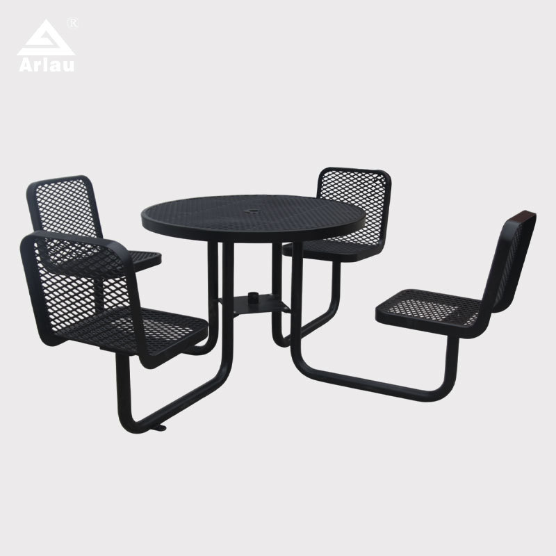 36-Inch Round 4-Seater Picnic Table Commercial Grade