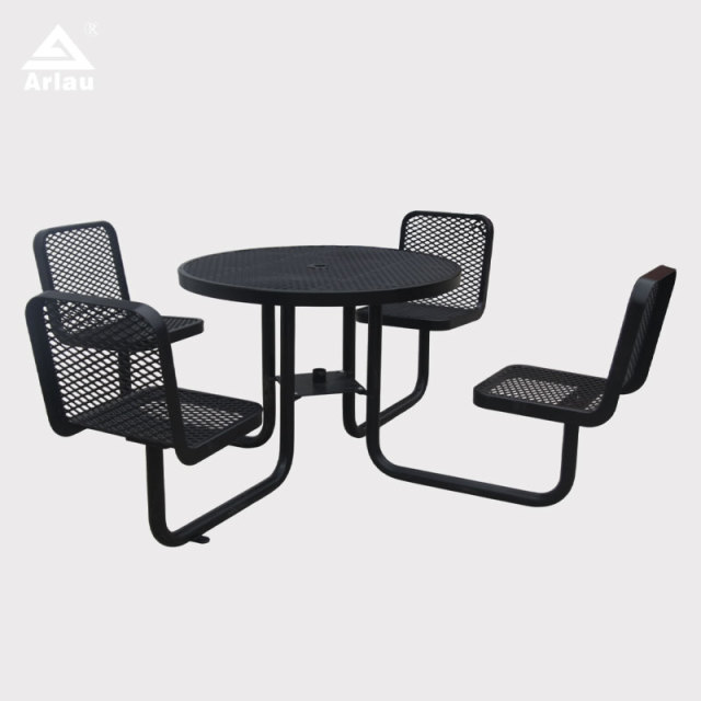 36-Inch Round 4-Seater Picnic Table Commercial Grade