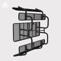 Rectangular Picnic Table with Backrest Metal Mesh 6ft Arlau