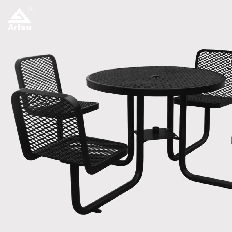 36-Inch Round 4-Seater Picnic Table Commercial Grade