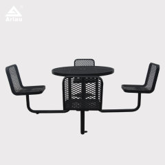 36-Inch Round 4-Seater Picnic Table Commercial Grade
