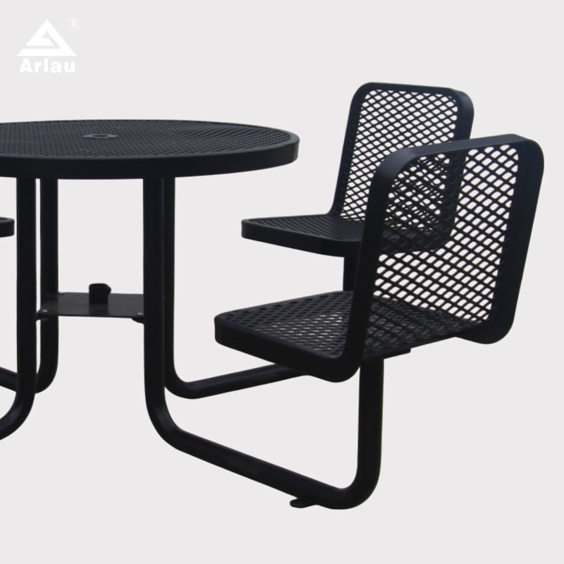 36-Inch Round 4-Seater Picnic Table Commercial Grade