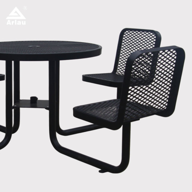36-Inch Round 4-Seater Picnic Table Commercial Grade
