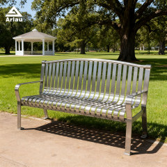 Industrial Outdoor Bench 8mm Steel Legs Heavy Duty Seating – Arlau