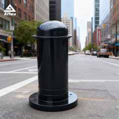 Heavy-Duty Galvanized Steel Bollard with Corrosion Resistance