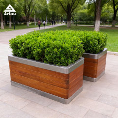 Elastic Scrapeless GEO Rectangular Planter for Commercial Landscapes