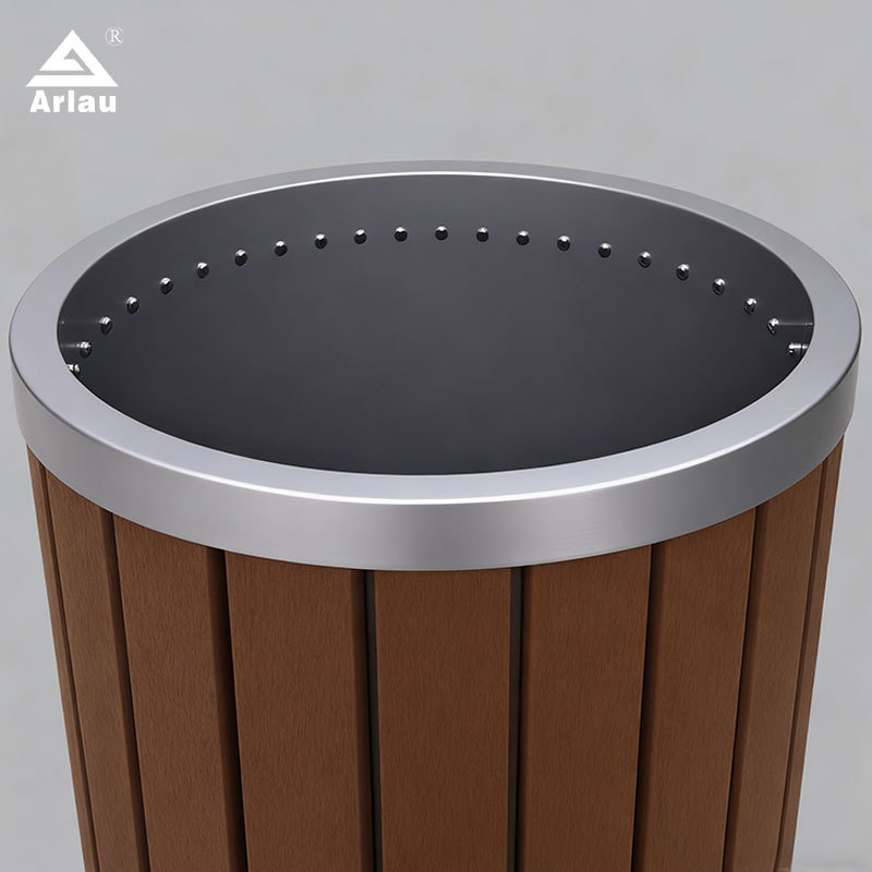 Elastic Scrapeless Round Commercial Planter for GEO Pedestrian Zones