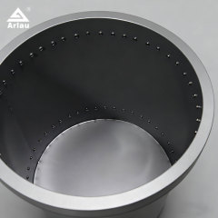 Elastic Scrapeless Round Commercial Planter for GEO Pedestrian Zones