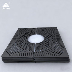 Durable Square Tree Grates for Pedestrian and Vehicle Zones