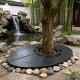 Oval Tree Grille - Durable Steel Root Protection and Side Drain