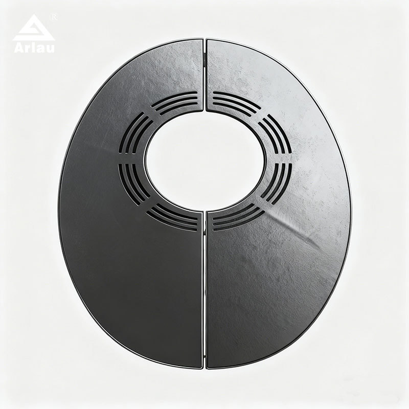 Oval Tree Grille - Durable Steel Root Protection and Side Drain