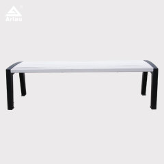 Heavy-Duty Public Bench Steel Vandal-Resistant Outdoor Seating - Arlau