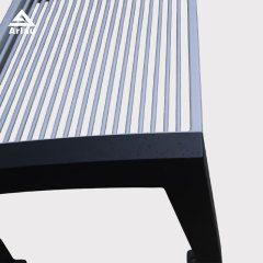 Heavy-Duty Public Bench Steel Vandal-Resistant Outdoor Seating - Arlau