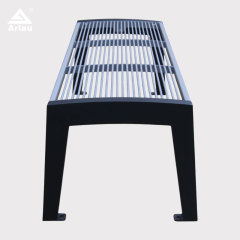 Heavy-Duty Public Bench Steel Vandal-Resistant Outdoor Seating - Arlau