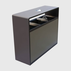 Durable 3-Category Hotel Trash Can - Custom Outdoor Recycling Bin