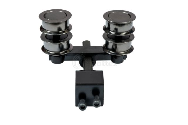 Two-wheel, three-layer tension frame