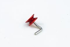 Star Aluminum Guide Pulley Spare Parts for Circular Knitting Machine(Short Bend)