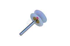 Star Guide Pulley Spare Parts for Circular Knitting Machine(Straight Short with White Head)