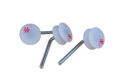 Star Guide Pulley Spare Parts for Circular Knitting Machine(Straight Bend with White Head)