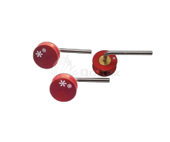 Star Aluminum Guide Pulley Spare Parts for Circular Knitting Machine(Straight Bend)