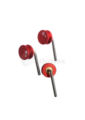 Star Aluminum Guide Pulley Spare Parts for Circular Knitting Machine(Straight Bend)