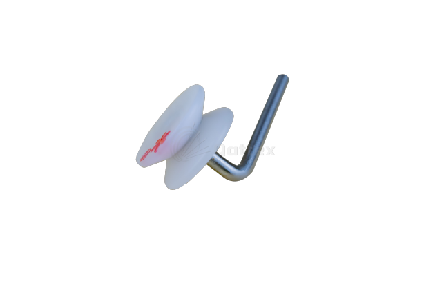 Star Guide Pulley Spare Parts for Circular Knitting Machine(Straight Bend with White Head)