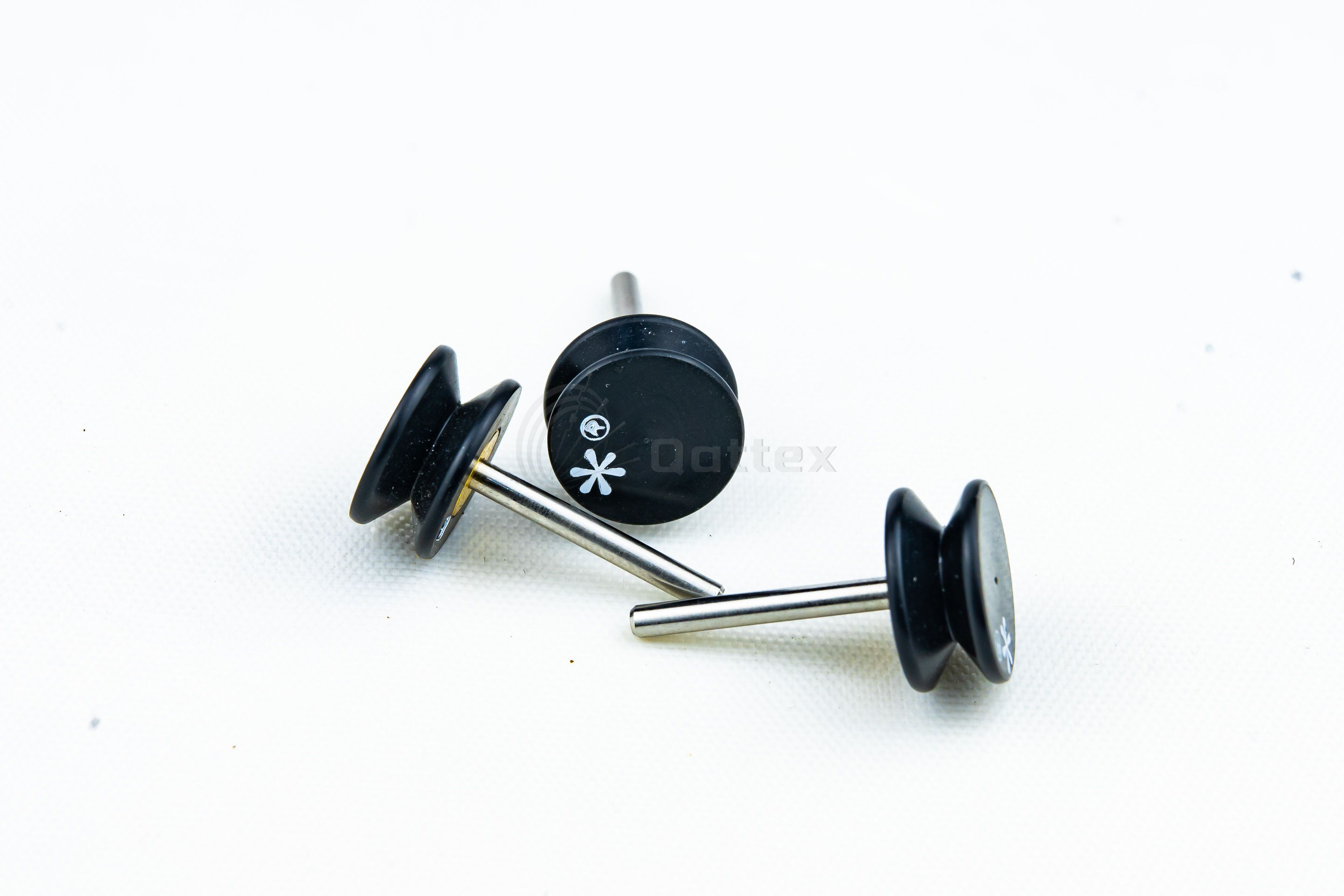 Star Guide Pulley Lycra Guide Spare Parts for Circular Knitting Machine(Straight with Black Head)