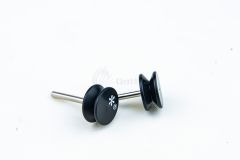 Star Guide Pulley Lycra Guide Spare Parts for Circular Knitting Machine(Straight with Black Head)