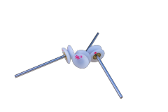 Star Guide Pulley Spare Parts for Circular Knitting Machine(Straight Long with White Head)