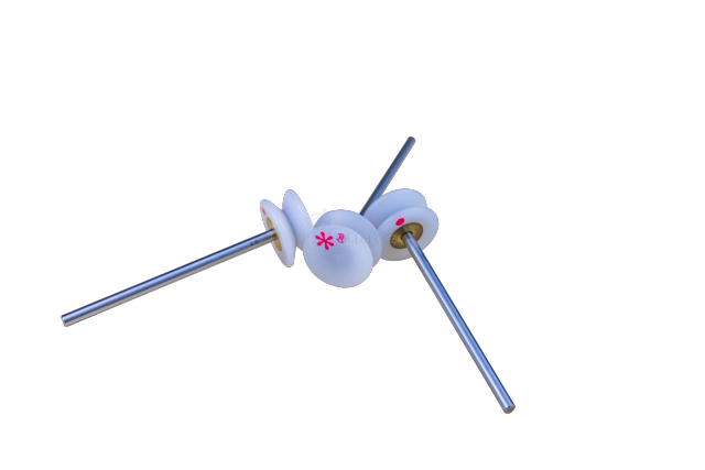 Star Guide Pulley Spare Parts for Circular Knitting Machine(Straight Long with White Head)