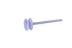 Star Guide Pulley Spare Parts for Circular Knitting Machine(Straight Long with White Head)